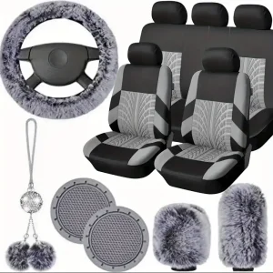Seat Cover Sets with Plush Comfort