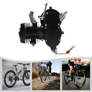 80CC Motor Motorized Bike Kit 2-Stroke  Petrol Gas Motor Engine Single Cylinder Air-cooled Engine CDI  for 26-28" Bikes 5500RPM