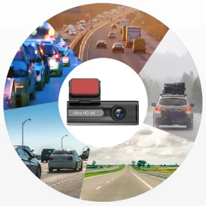 UHD 4K 1080P Car DVR WiFi Dual Lens