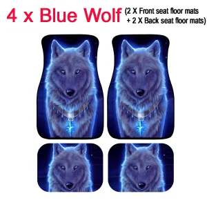 4PCS Universal Car Floor Mat